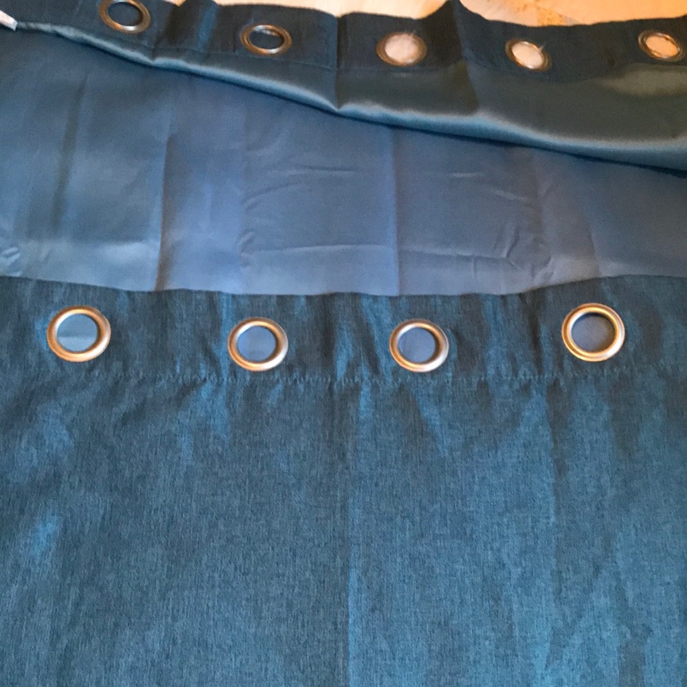 2 long curtain panels